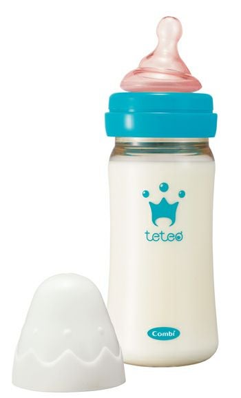 テテオ 授乳のお手本 哺乳びんプラスチック製 240ml Mサイズ乳首付