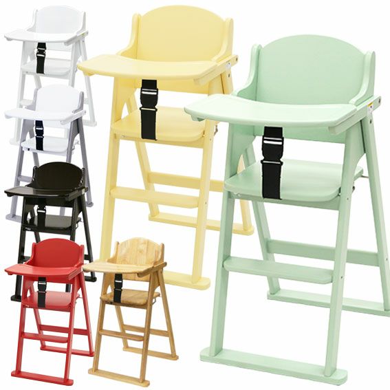 B品】ヤトミ たためる木製 ハイチェア 汚れ キズあり ccn | AKACHAN.com