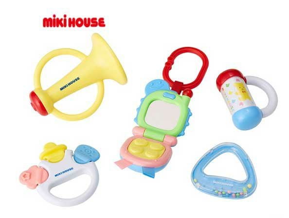 ミキハウス】ベビートイセット【46-1234-958】【箱入】MIKIHOUSE