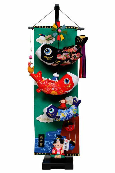 桃太郎鯉のぼり（中）【室内鯉のぼり】【室内飾り】【つるし飾り