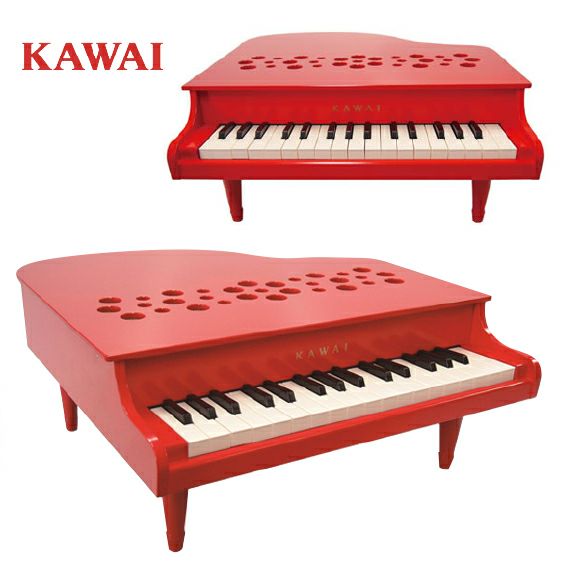 カワイ】ミニピアノ P-32レッド【1163】KAWAI ピアノ【プレゼント