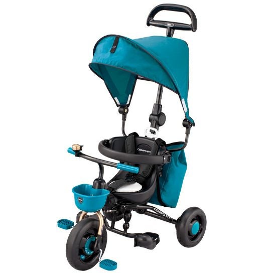 ides コンポフィット2 三輪車 アイデス】コンポフィット2 ターコイズブルー【03107】 | AKACHAN.com