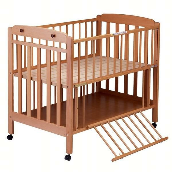 美品 ★ サワベビー ベビーベッド ピープスライド ライトブラウン 木製 日本製 キャスター付 Sawababy 澤田工業 赤ちゃん 乳幼児 レトロ 楽天市場】サワベビー 澤田工業（ベビーベッド｜ベビー用寝具・ベッド