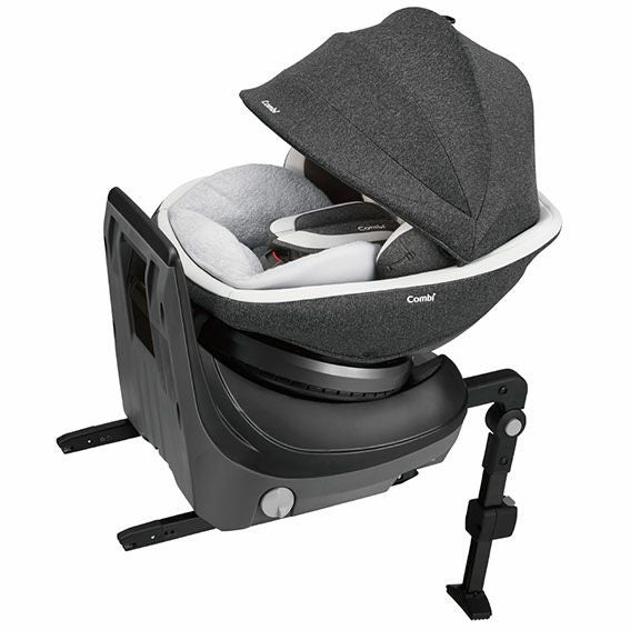 コンビ　クルムーヴ　チャイルドシート　JK-600 ダークグレー コンビ ホワイトレーベル クルムーヴ スマート ISOFIX エッグショック