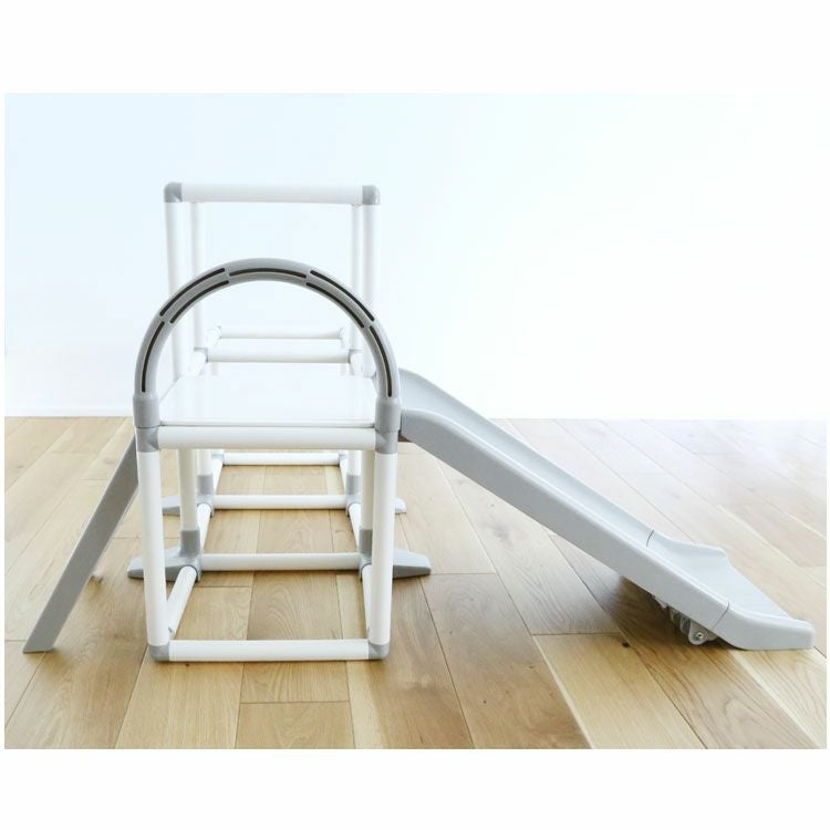 ヤトミ おりたたみわんぱく スライダージム グレージュ グレーホワイト