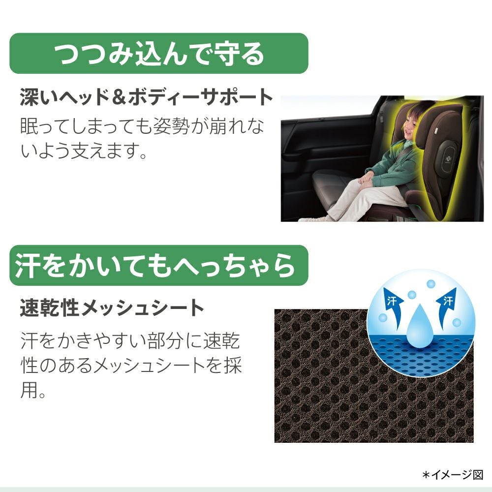 アップリカ ライドクルー ISOFIX AC