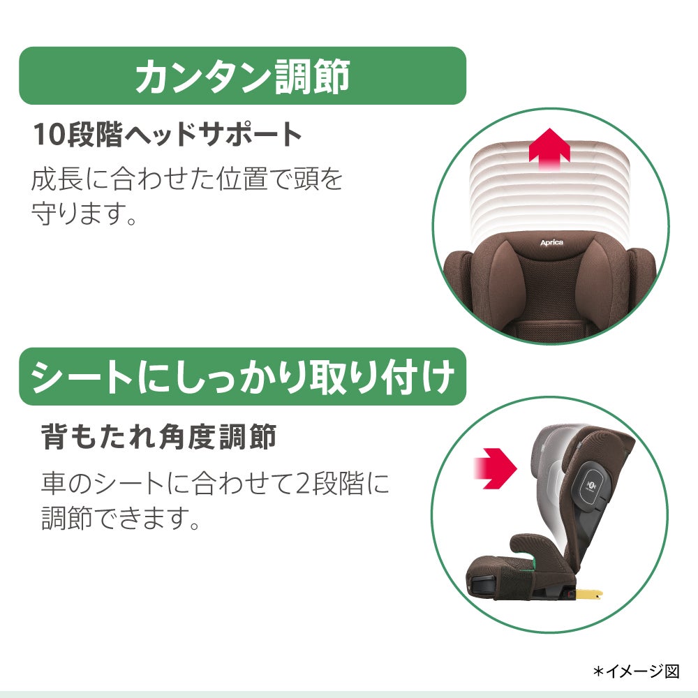 アップリカ ライドクルー ISOFIX AC